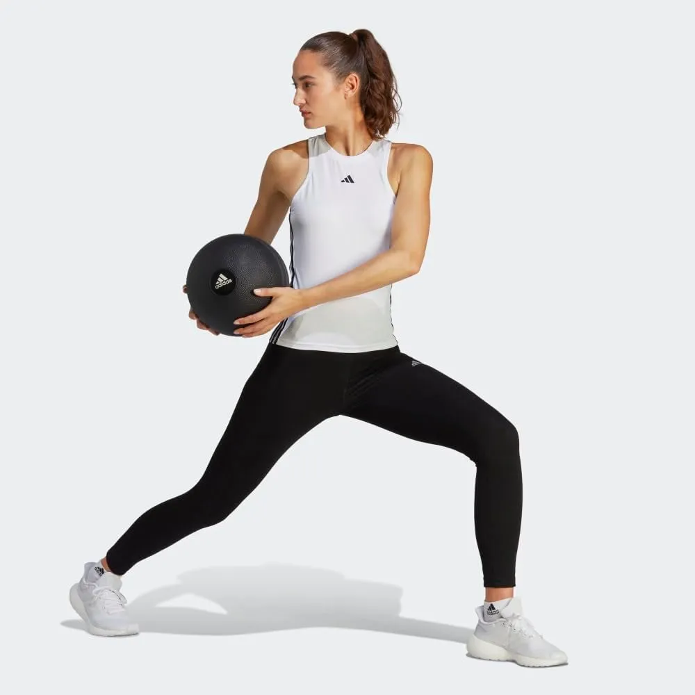 adidas Women's Aeroready Training Essentials Regular 3-Stripes Tank
