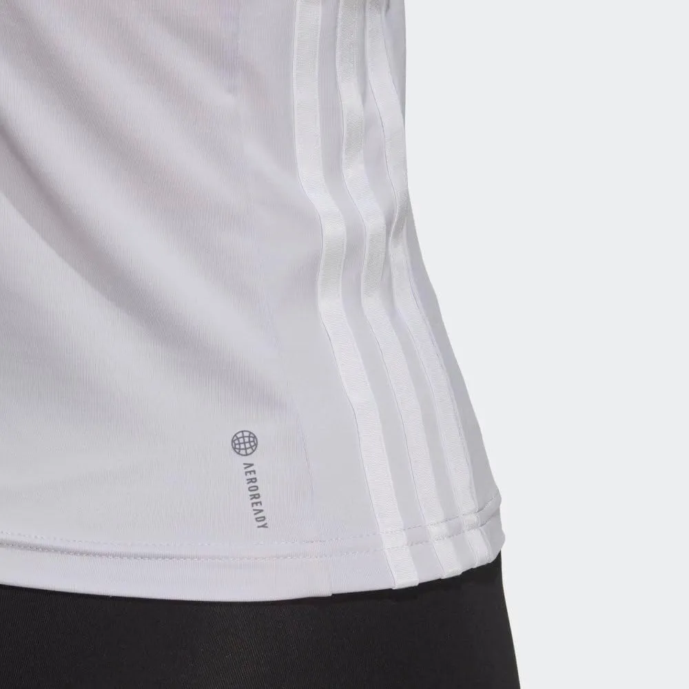 adidas Women's Aeroready Training Essentials Regular 3-Stripes Tank