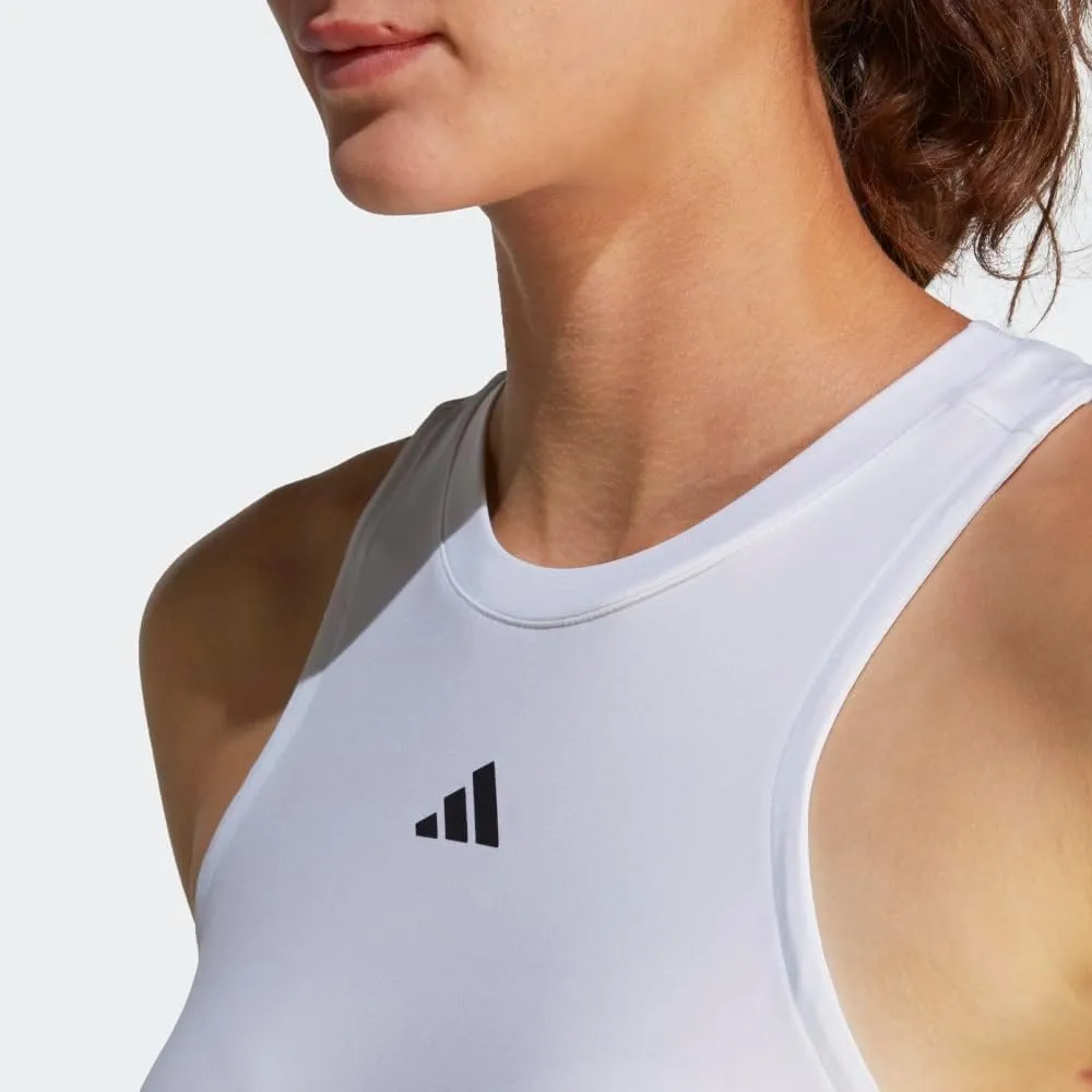 adidas Women's Aeroready Training Essentials Regular 3-Stripes Tank