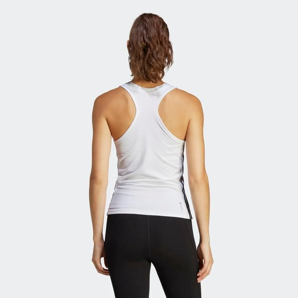 adidas Women's Aeroready Training Essentials Regular 3-Stripes Tank