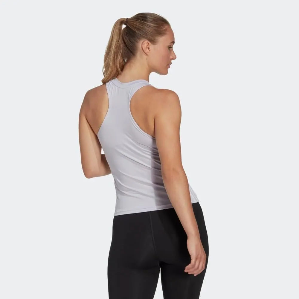 adidas Women's Aeroready Training Essentials Regular 3-Stripes Tank