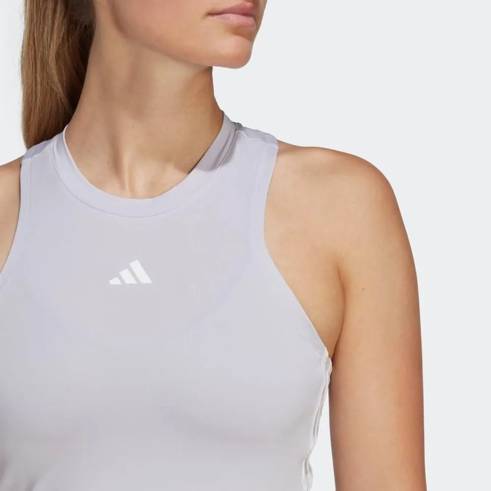 adidas Women's Aeroready Training Essentials Regular 3-Stripes Tank