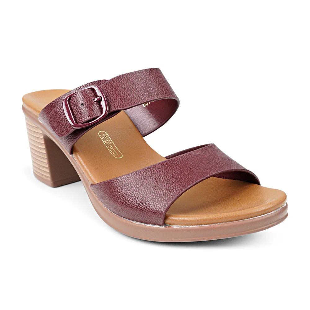 Bata BARLA Stylish Block Heel Shoes with Elegant Design