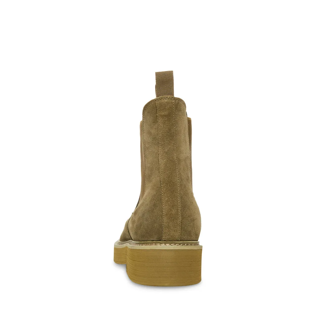 Sure! Here’s a more optimized and descriptive title for the product:

Brantley Mens Chelsea Boots in Olive Suede - Stylish and Comfortable Slip-On Footwear