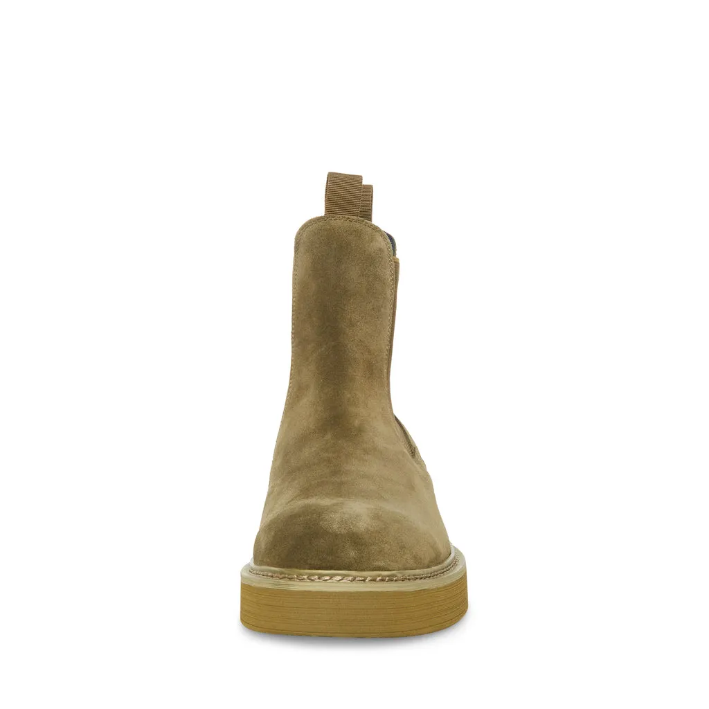 Sure! Here’s a more optimized and descriptive title for the product:

Brantley Mens Chelsea Boots in Olive Suede - Stylish and Comfortable Slip-On Footwear