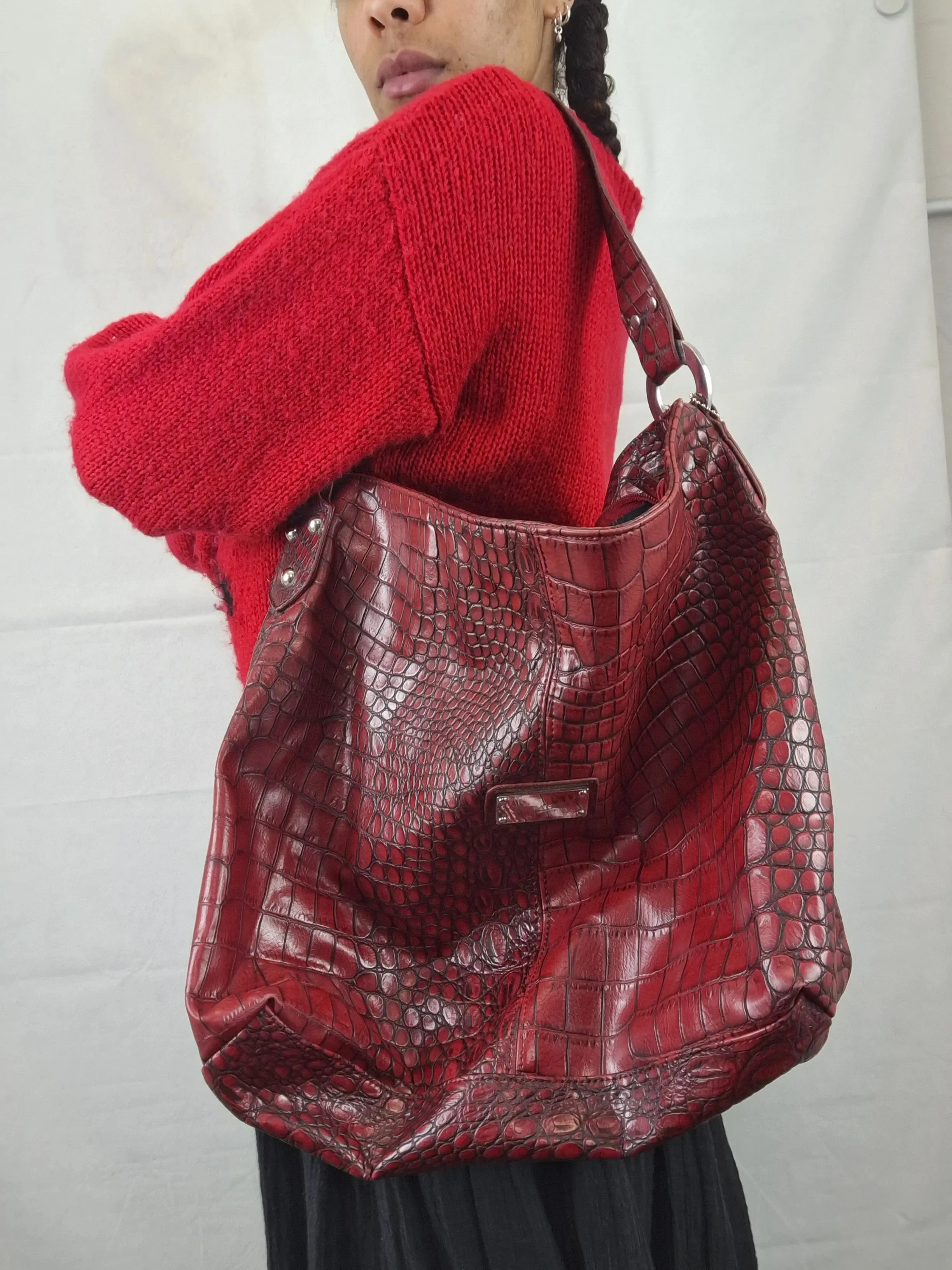 Bulaggi Stylish Croc Shoulder Bag