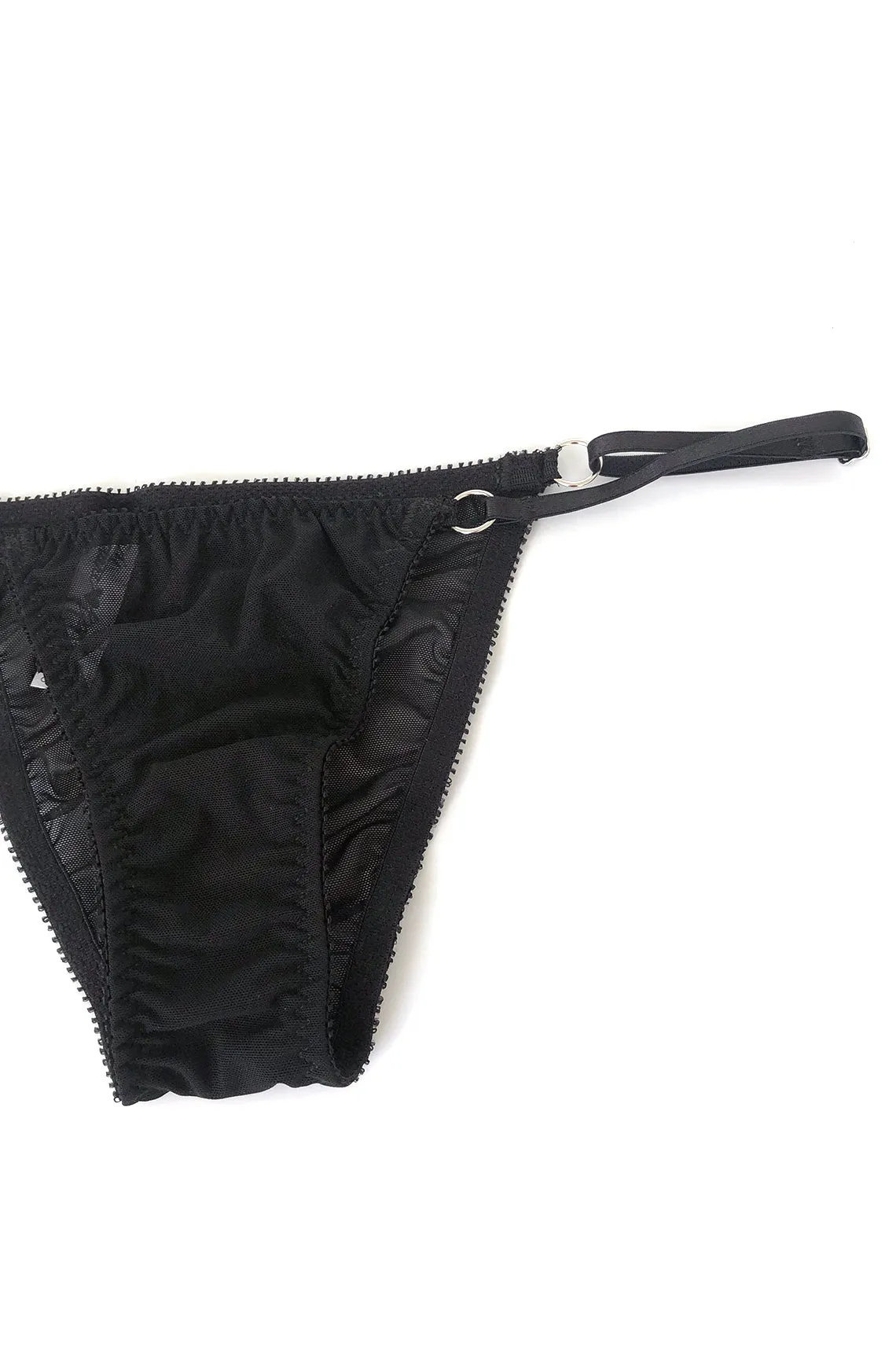 Demeanor Panty in Sheer Recycled Mesh