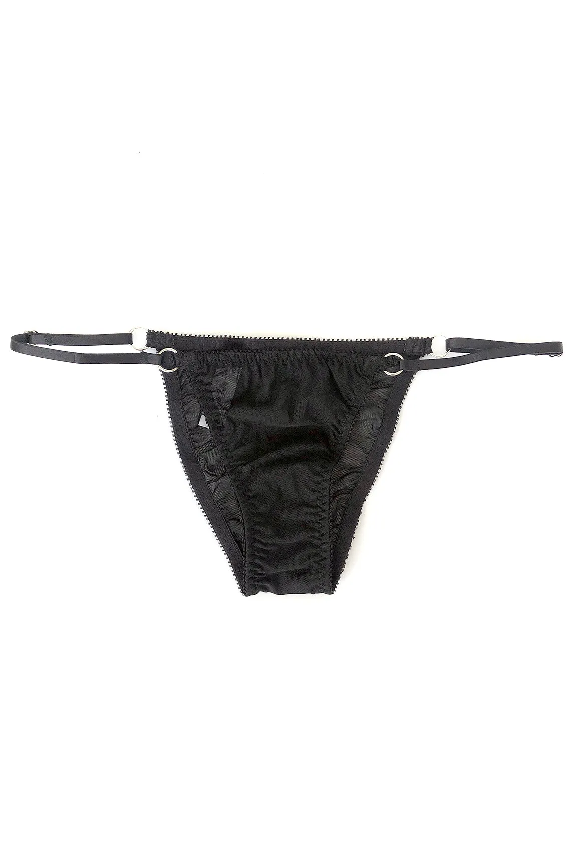 Demeanor Panty in Sheer Recycled Mesh
