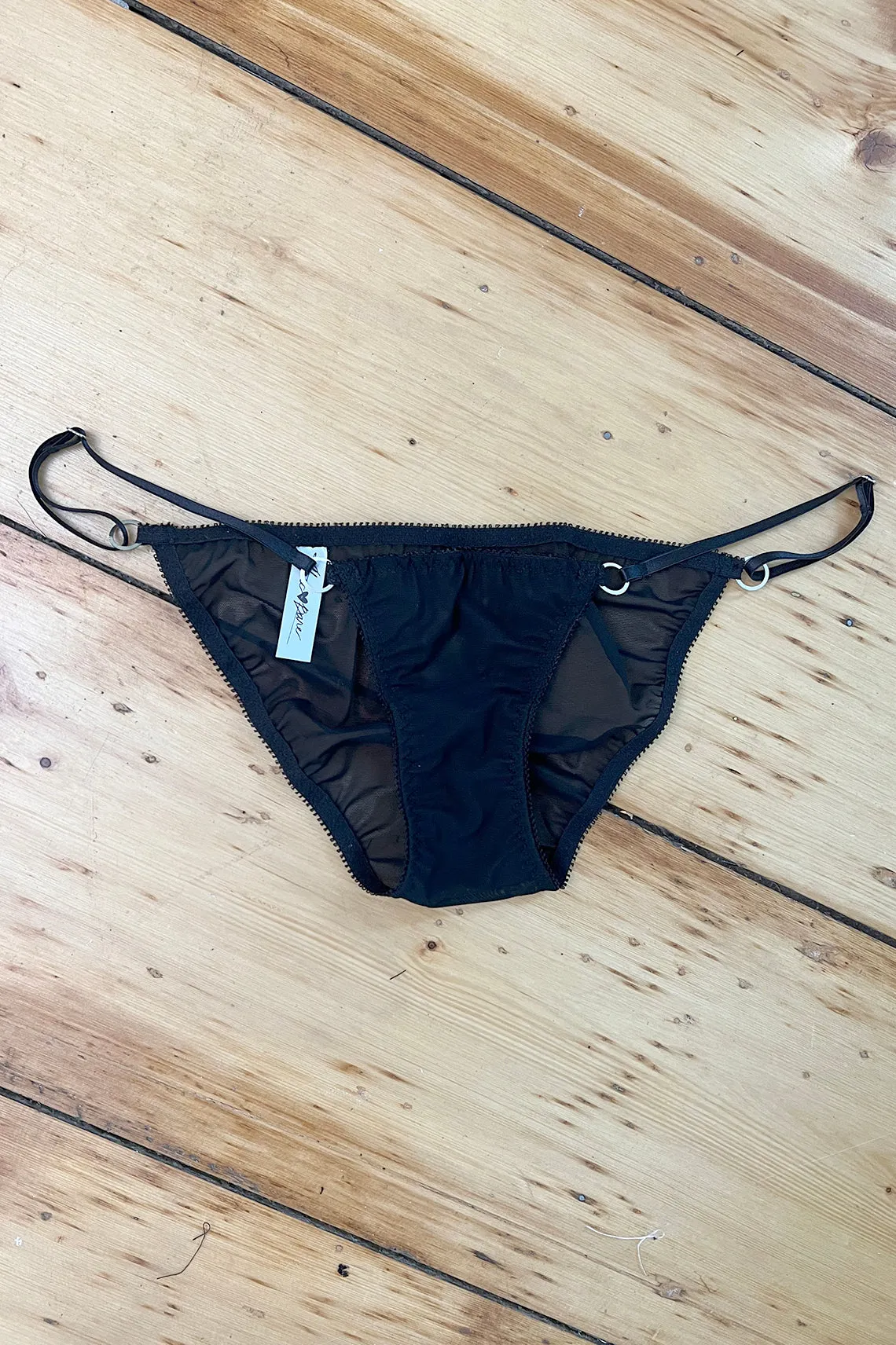 Demeanor Panty in Sheer Recycled Mesh