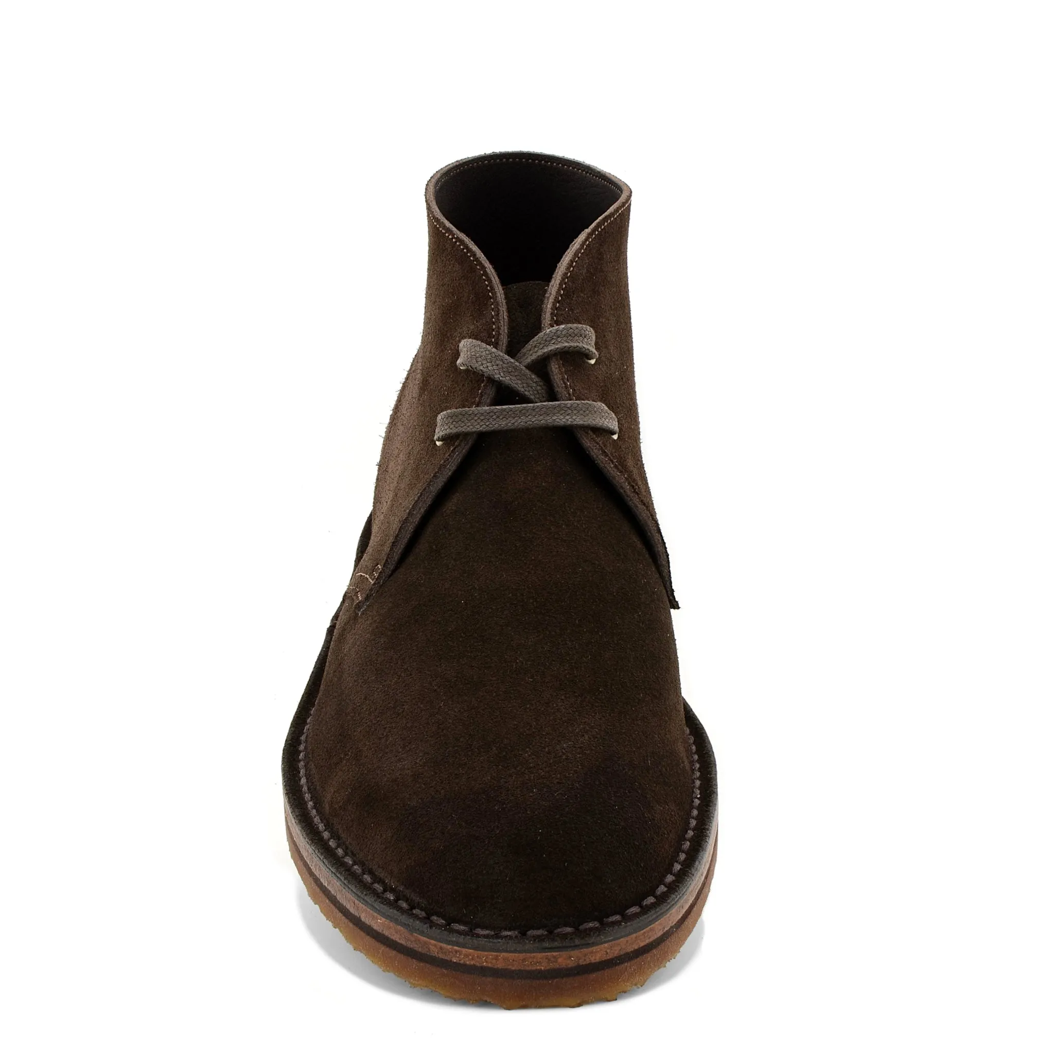 Suede Brown Desert Boot made from Lactae Hevea - Optimized Product Title
