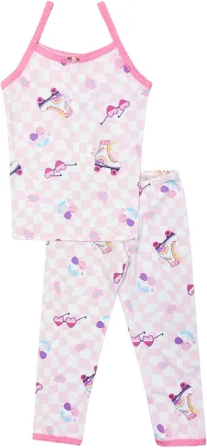 Esme Girl's Sleepwear Camisole Leggings Pajama Set Size 3 4 5 6 7 8 10 12 14 16