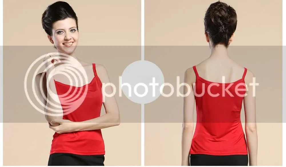 Forever Angel Women's Basic Solid 100% Silk Camisole Cami Tank Top