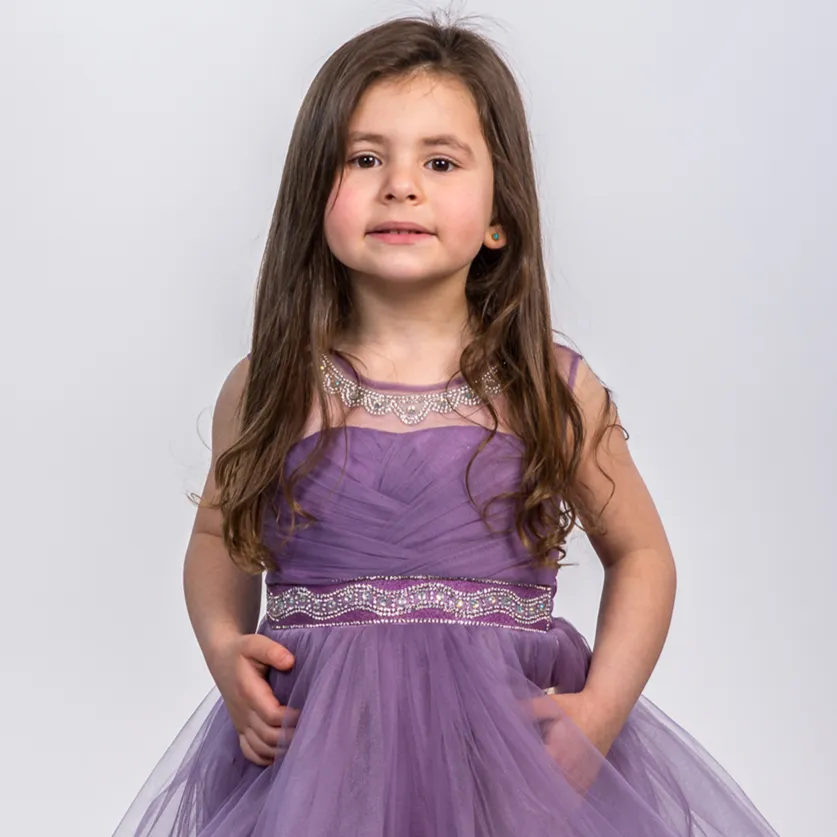 Elegant Island Princess Formal Girls Dress - Perfect for Special Occasions