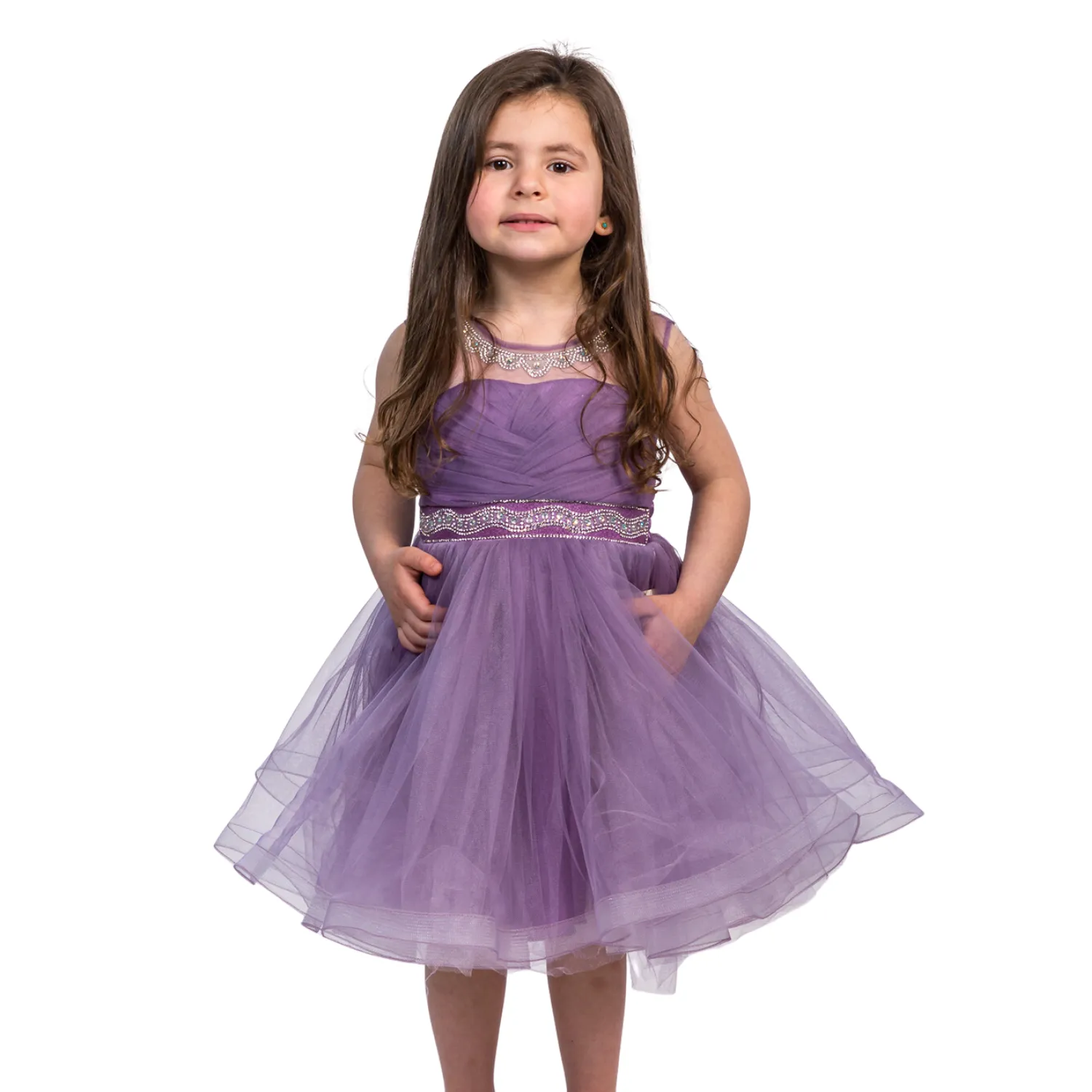 Elegant Island Princess Formal Girls Dress - Perfect for Special Occasions