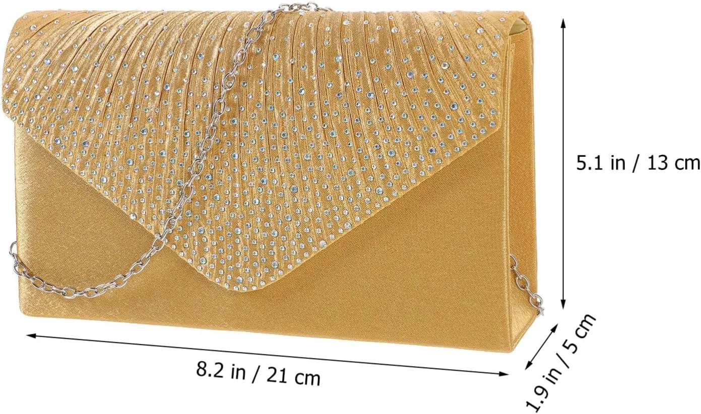 LIFKOME Evening Purse Bridal Purse Women Formal Clutch Bag Women Purse for Formal Occasion