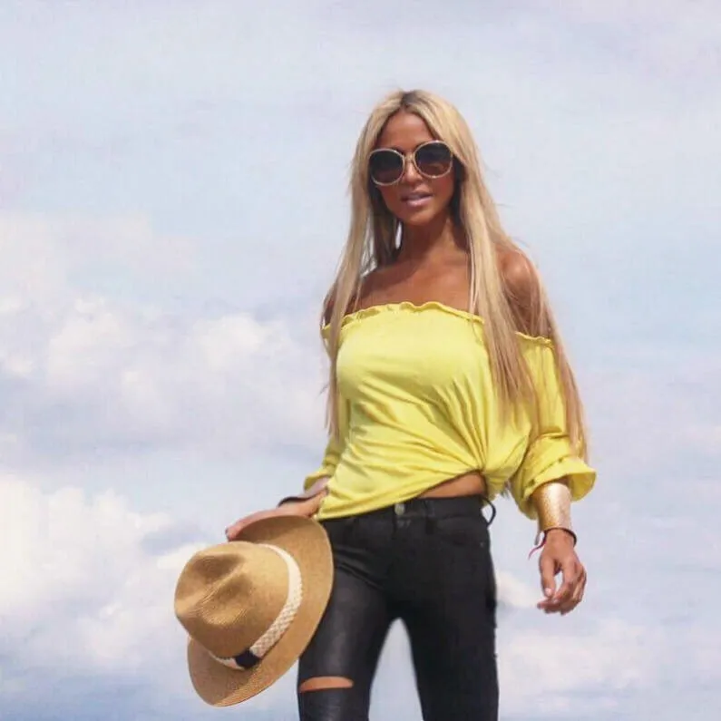 Limoncello Off Shoulder Top - The Ibiza