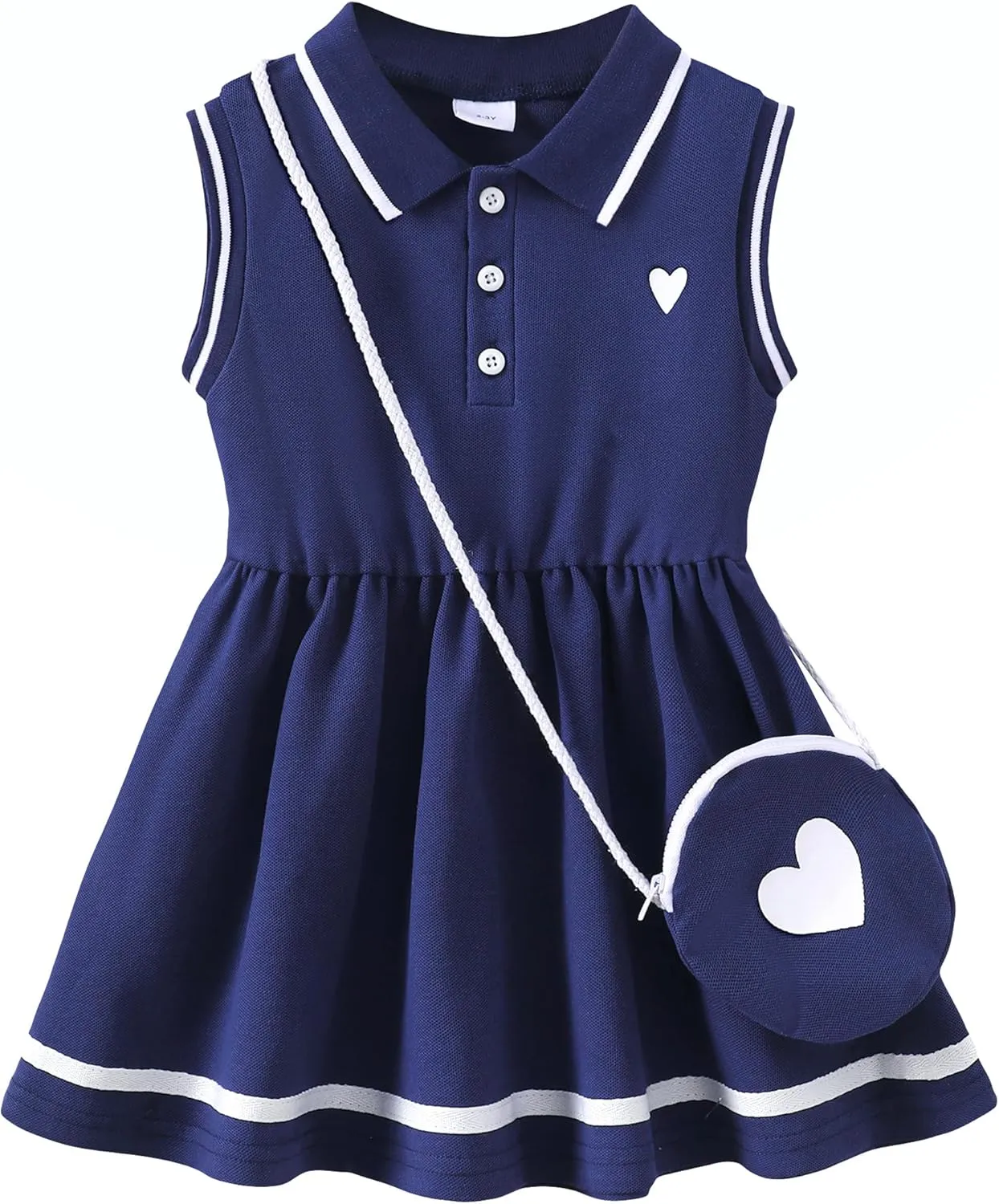 Little Toddler Girl Sporty Dress Summer Clothes Ruffle Sleeveless Kids Dresses Sport Causal Beach Sundress Girl Outfits