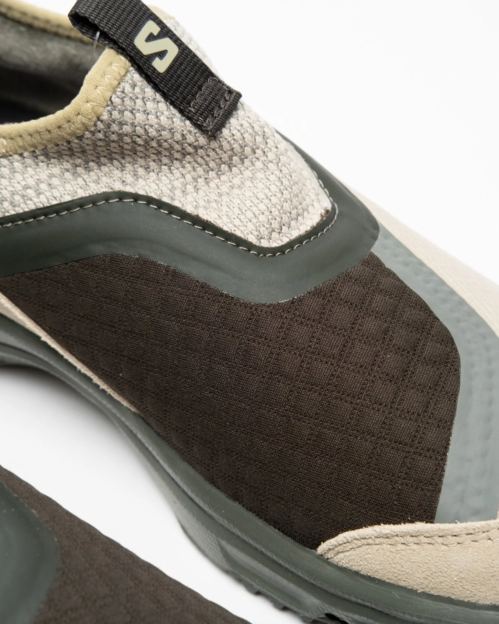 Gray RX Snug Moss Sneakers with Castor Gray and Peat Accents