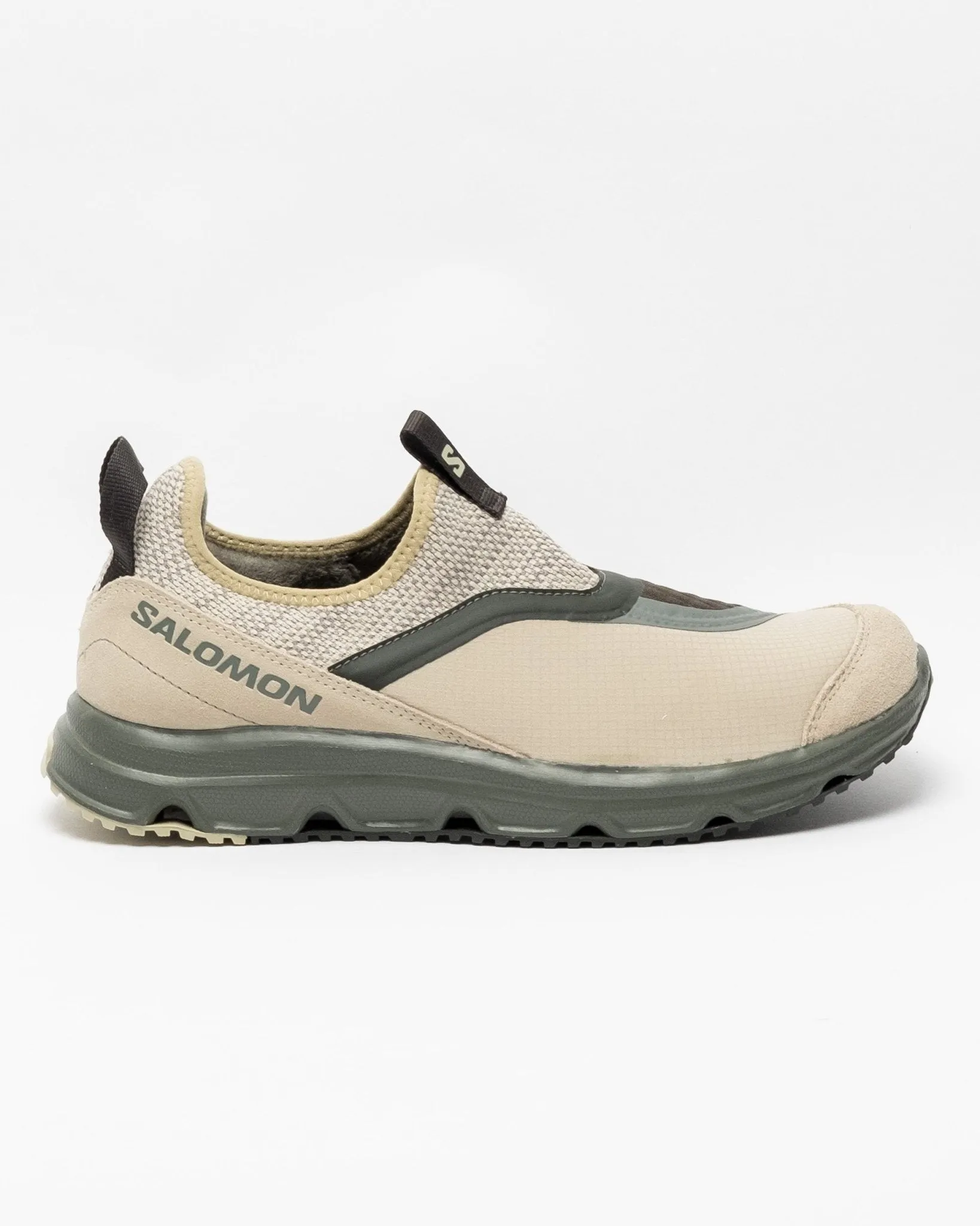 Gray RX Snug Moss Sneakers with Castor Gray and Peat Accents