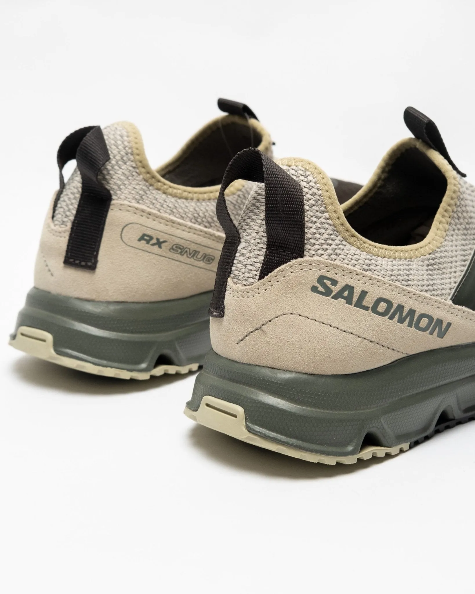 Gray RX Snug Moss Sneakers with Castor Gray and Peat Accents